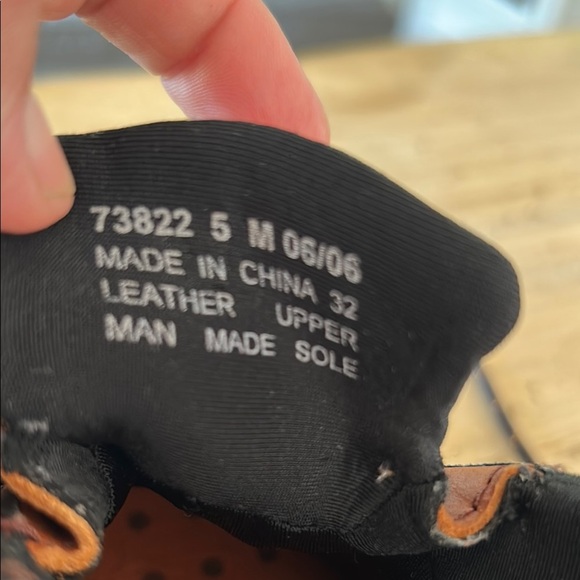 Clarks Brown and Black Athletic Shoes with Sturdy Rubber Sole - Picture 9 of 10